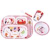 Melamine Children Set Red / 5