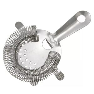 Bar Strainer, 4 Prongs, S/S