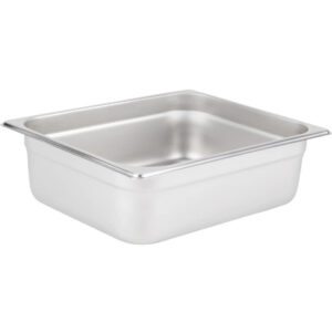 1/2 Size 4" Deep 24 Gauge Anti Jam Pan / 24