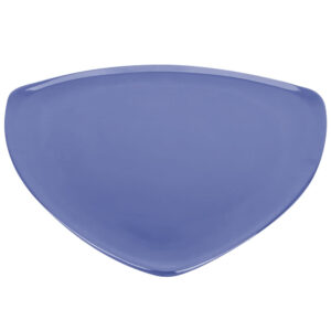 12" Triangle Plate Blue