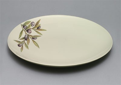 Laurel Melamine Round Dinner Plate 12"
