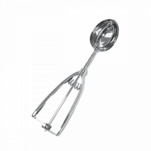 1 1/2 Oz, S/S Oval Shape Disher, Ambidextrous 1 13/16" x 2 1/2"