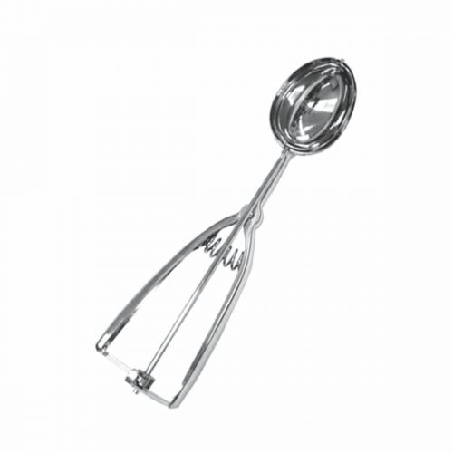 1 1/2 Oz, S/S Oval Shape Disher, Ambidextrous 1 13/16" x 2 1/2"