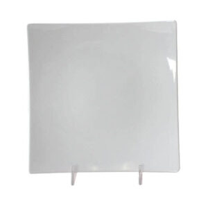 7 3/8" Square Plate, 1 3/8" Deep