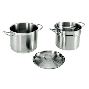 8 Qt S/S Double Boiler / 9.5 X 7.5 X 6