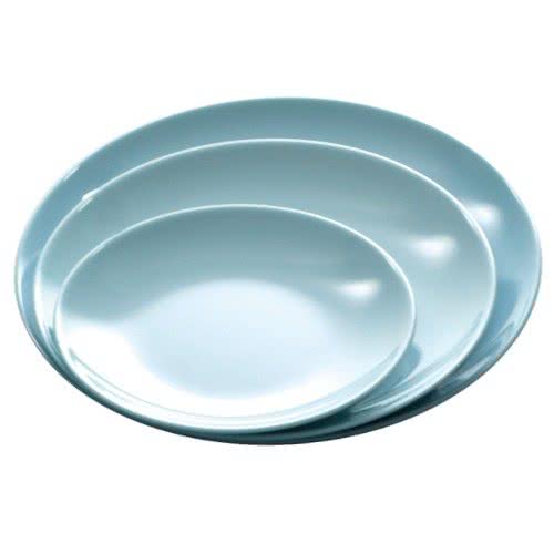 Blue Jade 9 3/4" Round Melamine Plate - 12/Case