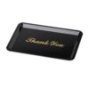 4.5 X 6.5 Black Gold Plastic Tip Tray / 24 Dz