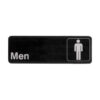 Sign / Symbol / Men Black 3" X 9"