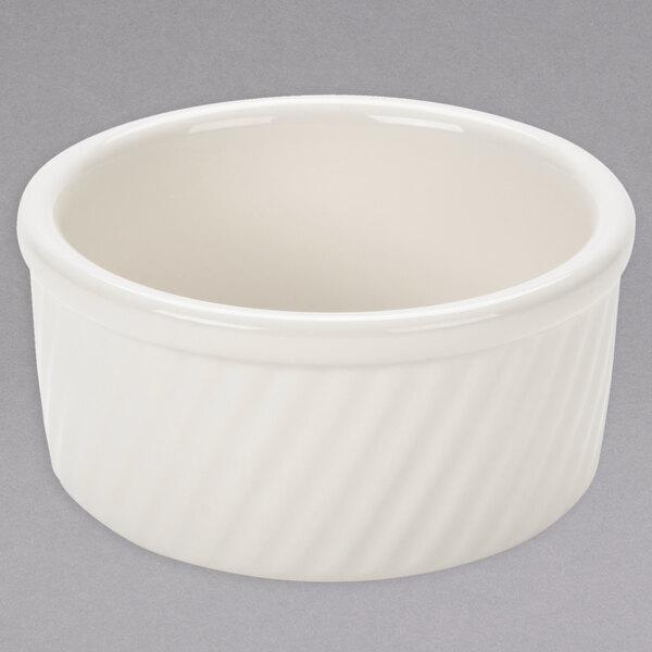 8 Oz/Eggshell Swirl China/Ramekin/12/BEX-0804
