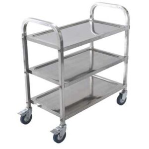 Utility Trolly, 3 Tiers, Small Size, S/S
