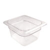 1/6 Size 4" Deep Pan / Clear