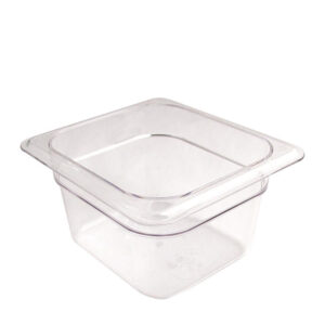 1/6 Size 4" Deep Pan / Clear