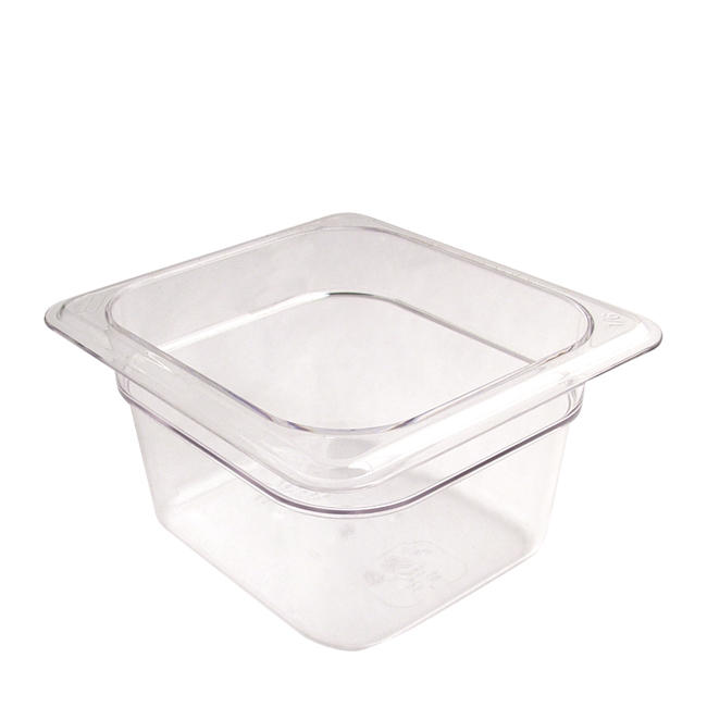1/6 Size 4" Deep Pan / Clear
