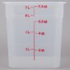 Cambro Container Translucent 8 Qt