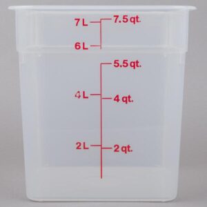 Cambro Container Translucent 8 Qt