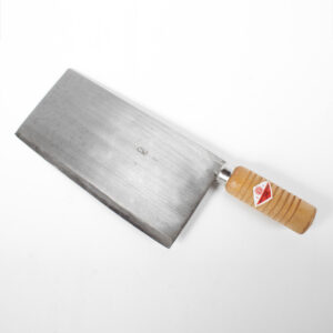 #2 S/S Butchers Knife Wooden Handle Double Happiness
