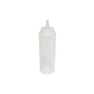 8 oZ/Squeeze Bottle/Clear/6