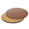 30" Round Table Top Oak / Walnut / 2