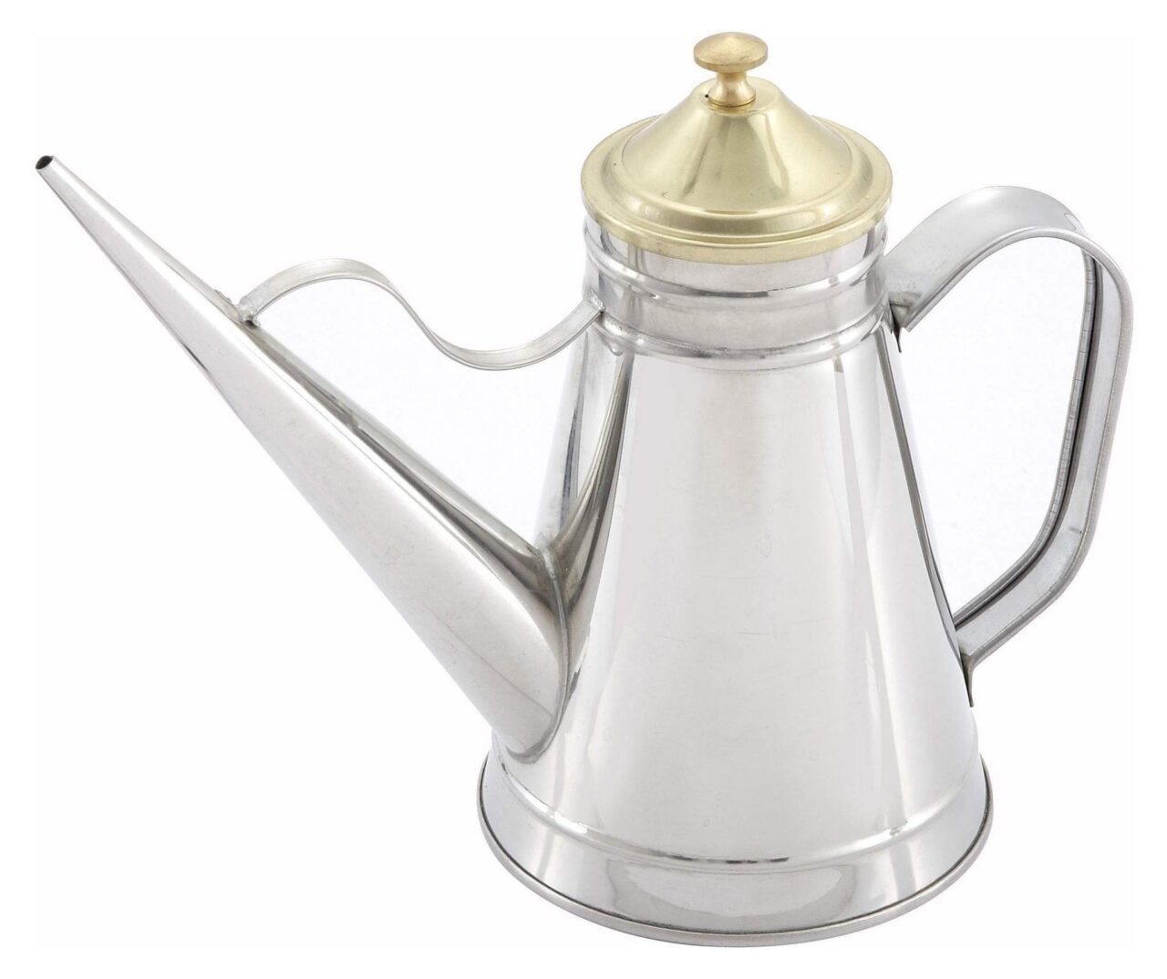 24 Oz Oil Can, Brass Cover
