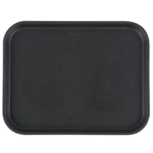 14" x 18" Non-Skid Serving Tray / Cambro / Black / 12