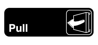 Pull Symbol 3 X 9