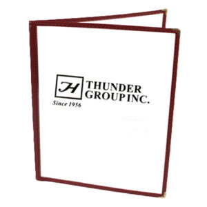 Menu Cover 8.5" X 11" / 2x / Maroon / 50