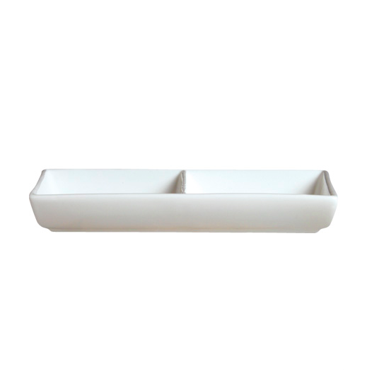9X4.25" Divid Rect. Dish/36