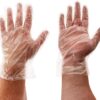 Disposable Gloves, PE Textured, Medium, 5