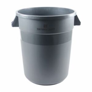 20 Gallon Round Trash Can/Gray