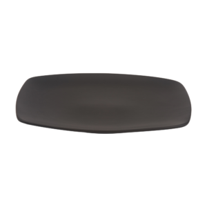 14" Rect. Coupe Plate/Blk/12