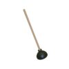 Rubber Plunger / 21" Long Wood Handle
