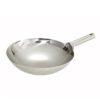 14" S/S Wok Welded Handle