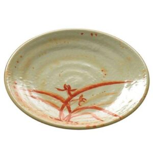 GOLD ORCHID 10-1/2" ROUND PLATE