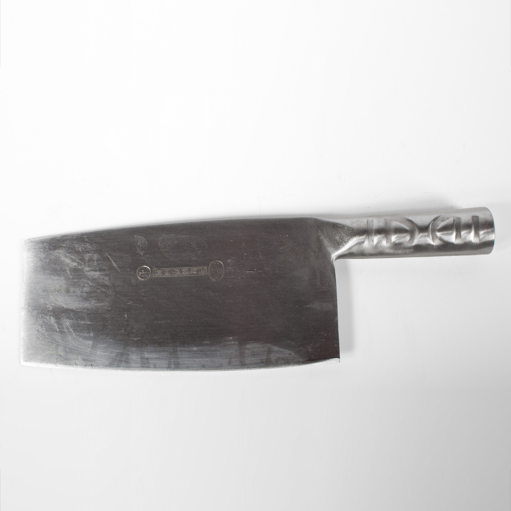 #1 S/S Chopping Knife Metal Handle Double Lion Brand
