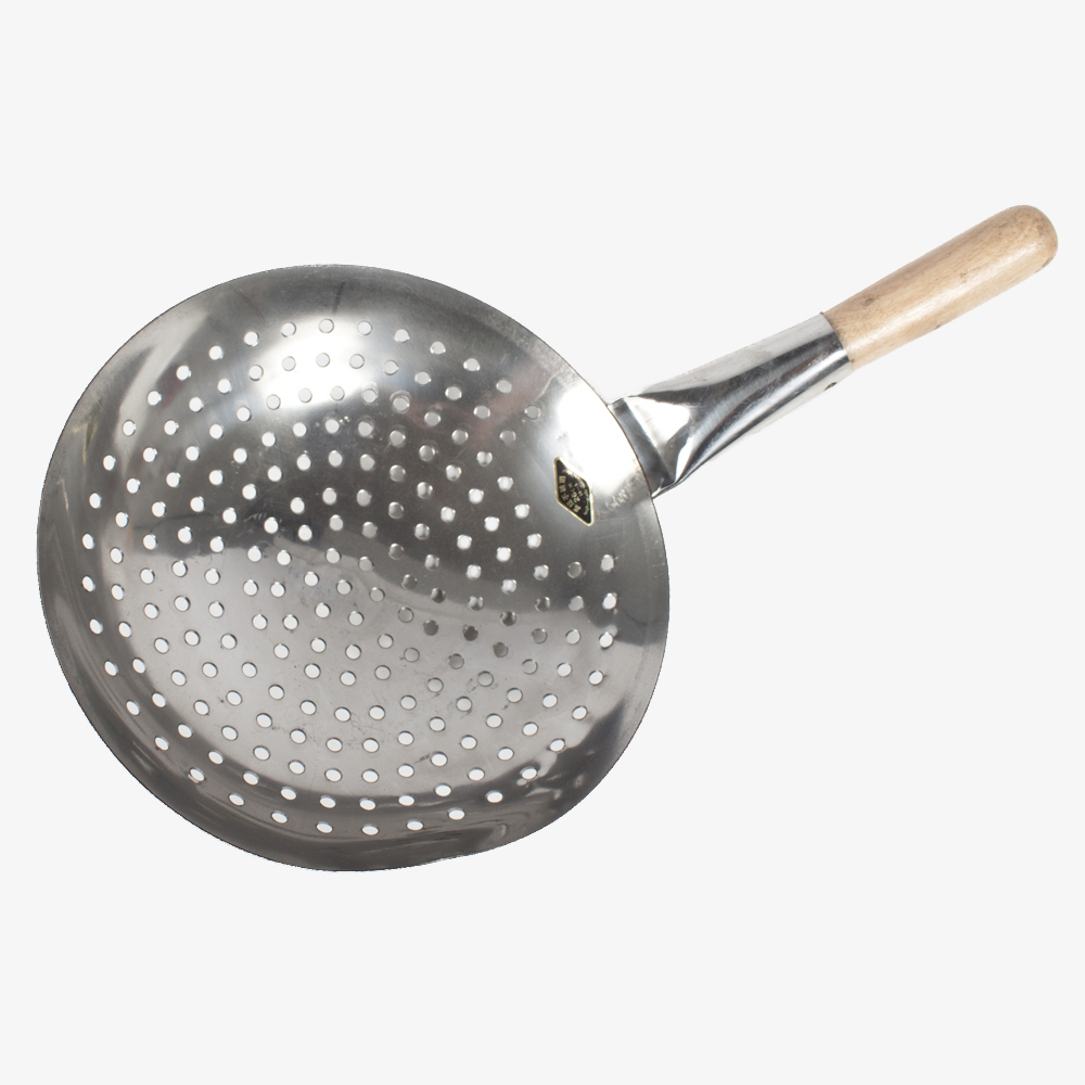 10" S/S Skimmer W/ Wood Handle
