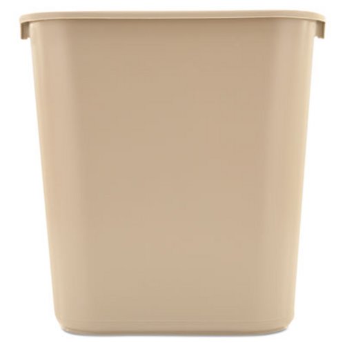 28 Qt Waste Basket Beige