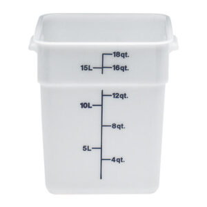 18 Qt / Poly Cam Square / Storage / NSF