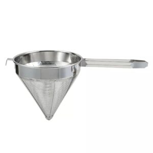 12" China Cap Strainer, Coarse S/S