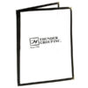 Menu Cover 8.5 X 11" Double / Black / 50