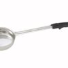 6 Oz Solid Food Portioner, One-piece, Black