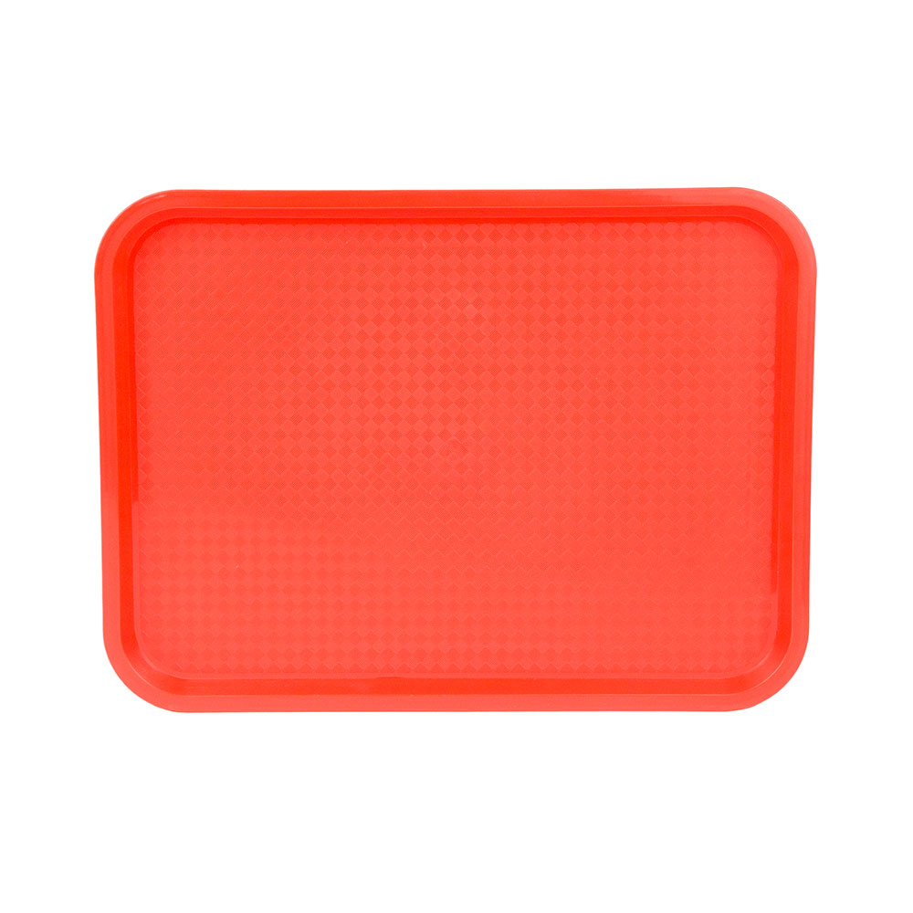 Fast Food Tray / 12 X 16" Rectangle / Orange / D