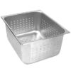 Half Size 2 1/2" Deep Perforated 24 Gauge Steam Pans