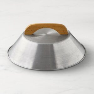 26" Cover/Flat Bottom/Wood Hand