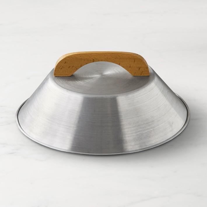 26" Cover/Flat Bottom/Wood Hand
