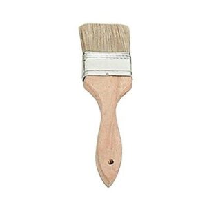 2" Pastry Brush / Flat / Wh & Mb