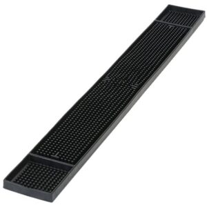 Plastic Bar Mat 27" x 3 1/4" Black