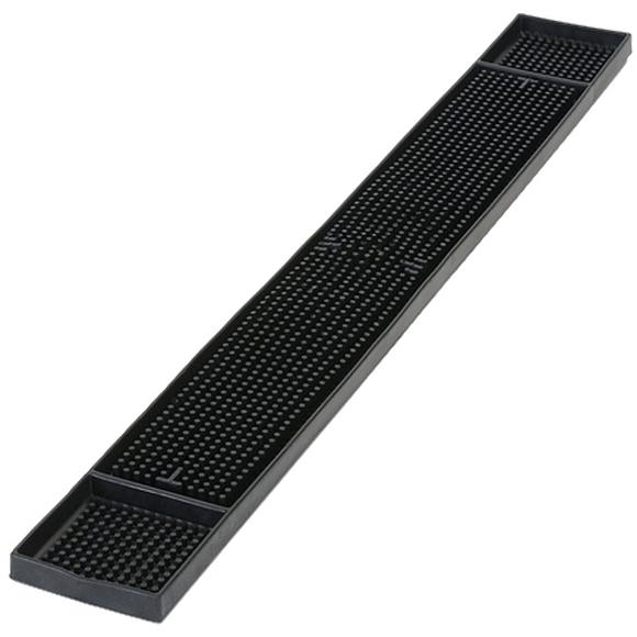Plastic Bar Mat 27" x 3 1/4" Black