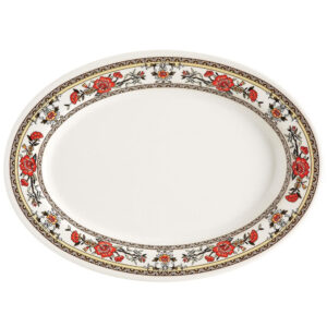 Garden 10" x 7 1/2" Melamine Oval Platter - 12/Pack