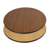 36" Tabletop Round / Walnut / Oak / 2