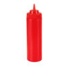 Wide-Mouth / Squeeze Bottle / 24 Oz / Red / 6